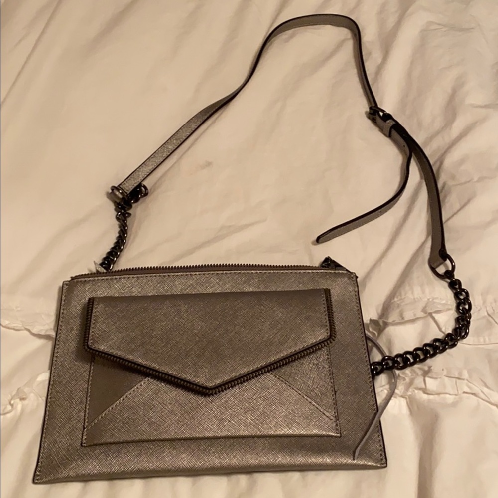 Rebecca Minkoff Silver crossbody Purse clutch bag